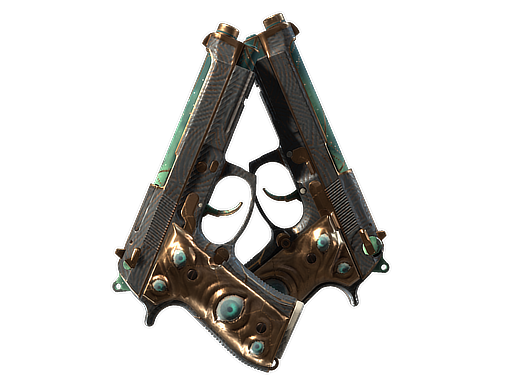Dual Berettas | Angel Eyes | StatTrak™ Well-Worn