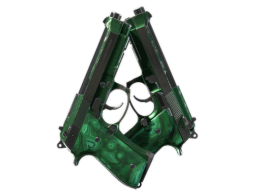 CS2 Dual Berettas | Polished Malachite - 1
