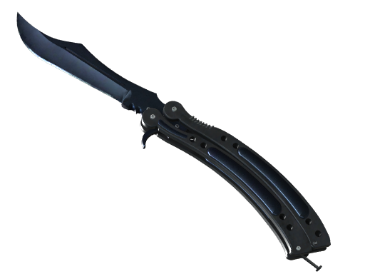 CS2 Butterfly Knife | Blue Steel - 2