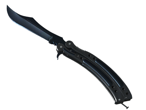 CS2 Butterfly Knife | Blue Steel - 1