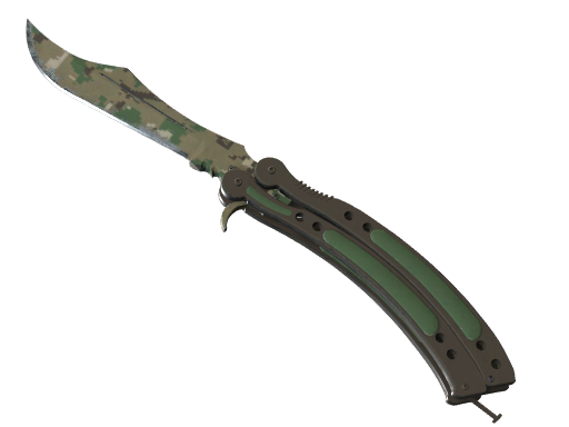 CS2 Butterfly Knife | Forest DDPAT - 1