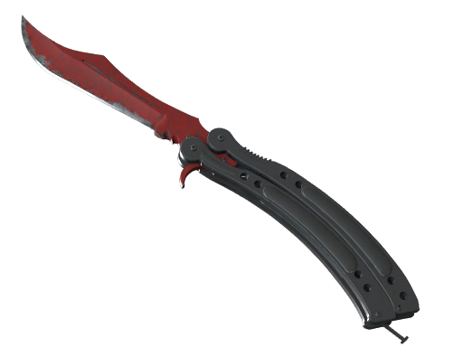★ Butterfly Knife | Crimson Web (Field-Tested)