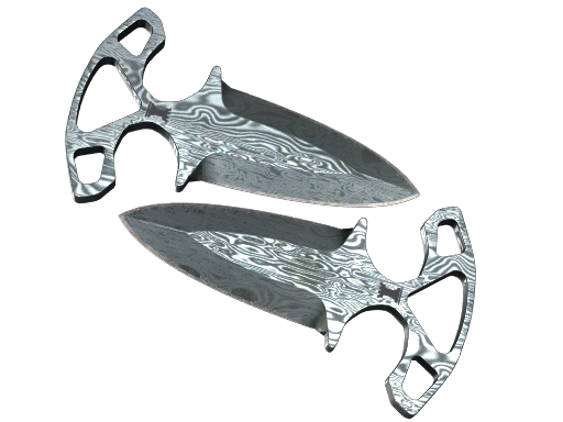 Shadow Daggers | Damascus Steel | StatTrak™ Battle-Scarred