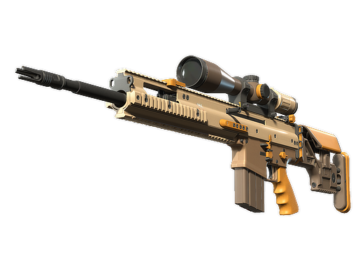 CS2 SCAR-20 | Short Ochre