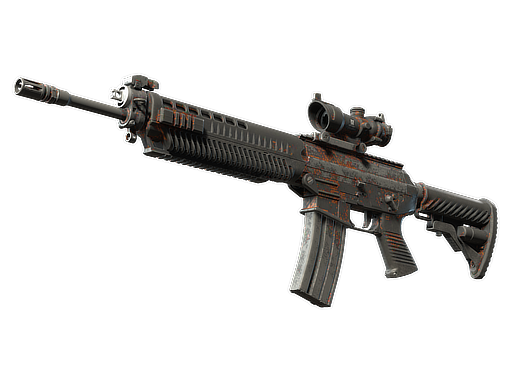 CS2 SG 553 | Basket Halftone - 2