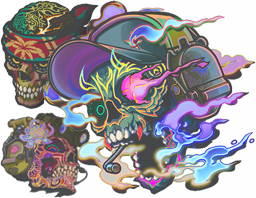 Sugarface 2 Sticker Collection