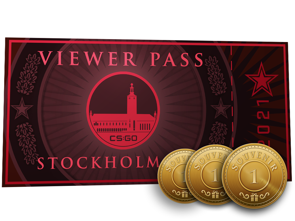 Stockholm 2021 + 3 Souvenir Tokens