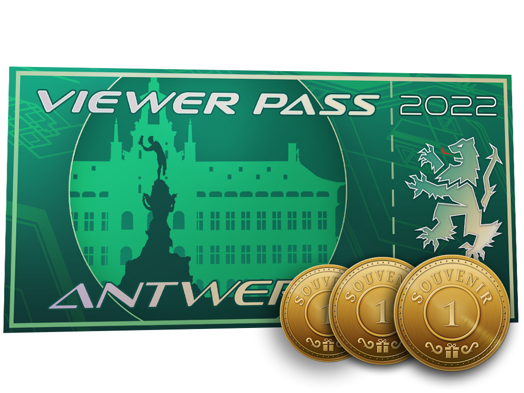 Antwerp 2022 + 3 Souvenir Tokens