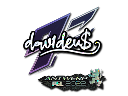 CS2 Sticker | dav1d | Antwerp 2022