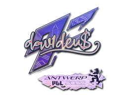 CS2 Sticker | dav1d | Antwerp 2022 - 3