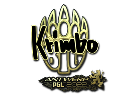 Sticker | Krimbo | Antwerp 2022 | Gold