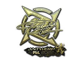 Sticker | Plopski | Antwerp 2022 | Gold
