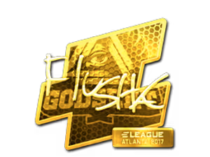 flusha (Gold) | Atlanta 2017 sticker