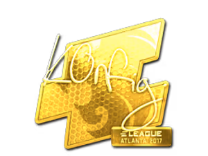 k0nfig (Gold) | Atlanta 2017 sticker
