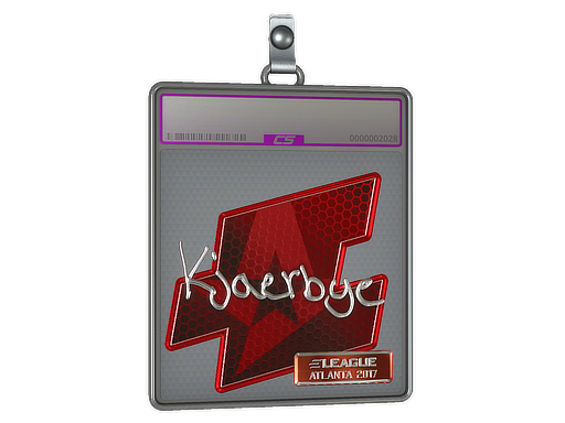 Sticker Slab | Kjaerbye | Atlanta 2017 - CS2 Sticker