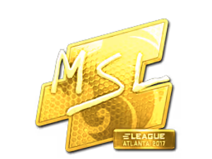 MSL (Gold) | Atlanta 2017 sticker