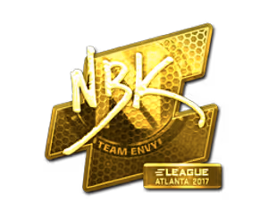 NBK- (Gold) | Atlanta 2017 sticker