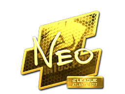 Sticker | NEO | Atlanta 2017 | Gold