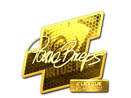 Sticker | pashaBiceps | Atlanta 2017 | Gold