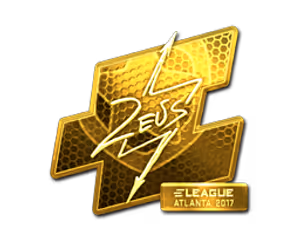 Zeus (Gold) | Atlanta 2017 sticker