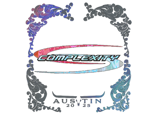 Sticker | Complexity Gaming | Austin 2025 | Holo