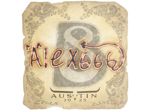 Sticker | alex666 | Austin 2025