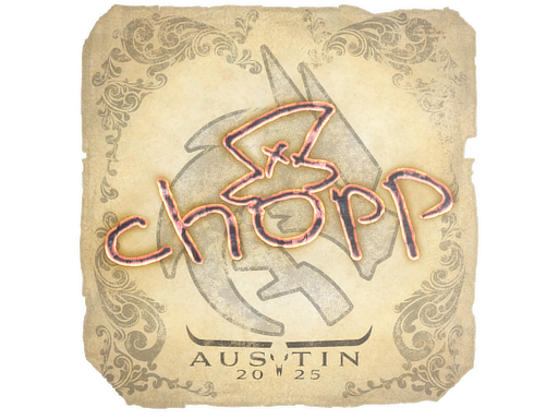 Sticker | chopper | Austin 2025