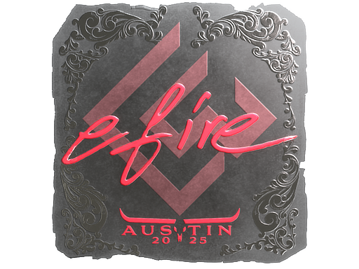 CS2 Sticker | efire | Austin 2025 - 2
