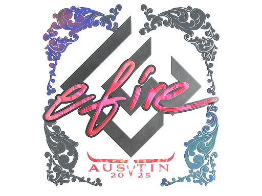 CS2 Sticker | efire | Austin 2025 - 1