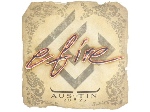 CS2 Sticker | efire | Austin 2025