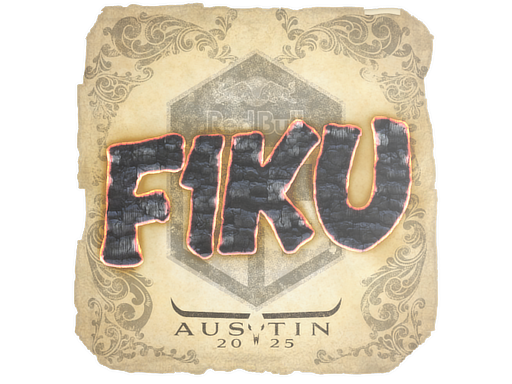 Sticker | F1KU | Austin 2025 | CS2 Market Stats & Analysis