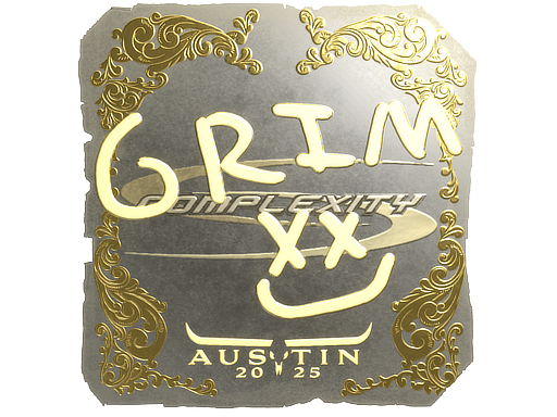 Sticker | Grim | Austin 2025 | Gold
