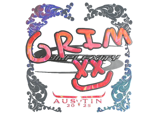 Sticker | Grim | Austin 2025 | Holo