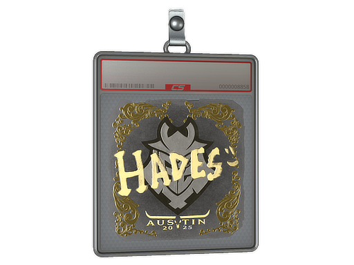 Sticker Slab | hades (Gold) | Austin 2025 - CS2 Sticker