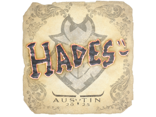 Sticker | hades | Austin 2025