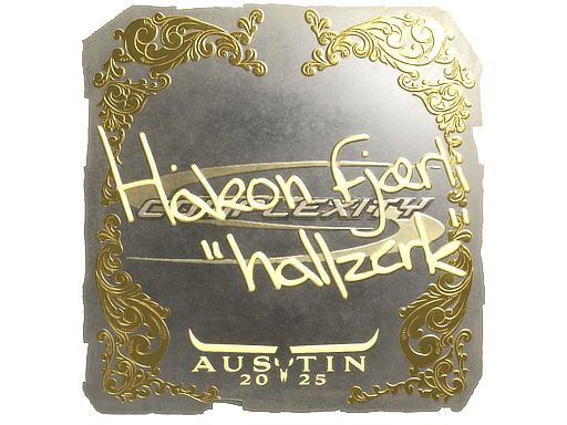 Sticker | hallzerk | Austin 2025 | Gold