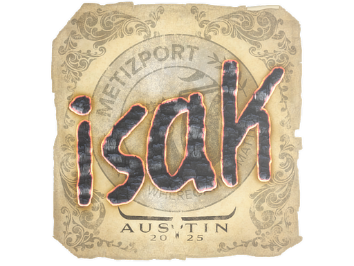 Sticker | isak | Austin 2025