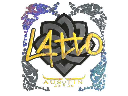 CS2 Sticker | latto | Austin 2025 - 1