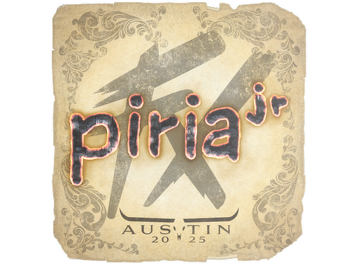 CS2 Sticker | piriajr | Austin 2025