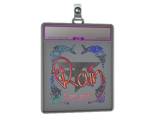 Sticker Slab | rain | Austin 2025