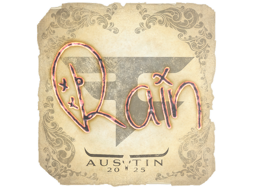 Sticker | rain | Austin 2025