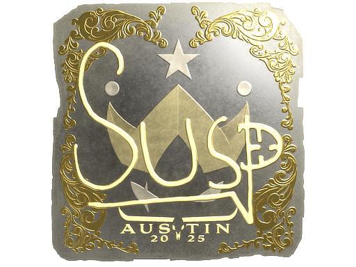 Sticker | susp | Austin 2025 | Gold