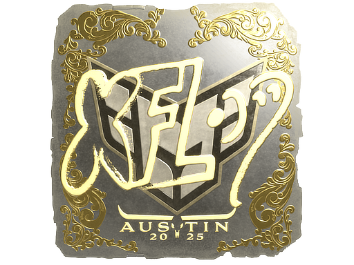 Sticker | xfl0ud | Austin 2025 | Gold