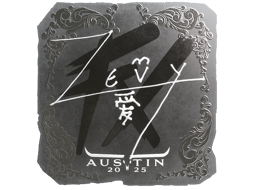 CS2 Sticker | zevy | Austin 2025 - 2