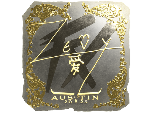 CS2 Sticker | zevy | Austin 2025 - 3