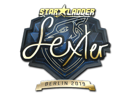 Sticker | dexter | Berlin 2019 | Gold