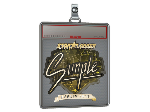 Sticker Slab | s1mple | Berlin 2019