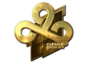 Cloud9 (Gold) | Boston 2018 sticker