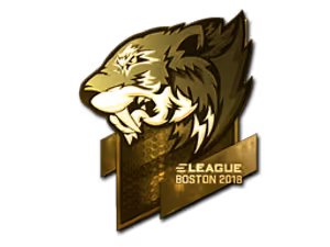 Flash Gaming (Gold) | Boston 2018 sticker