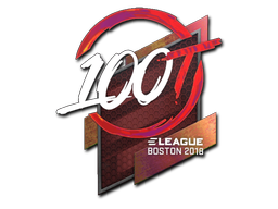 CS2 Sticker | 100 Thieves | Boston 2018 - 1
